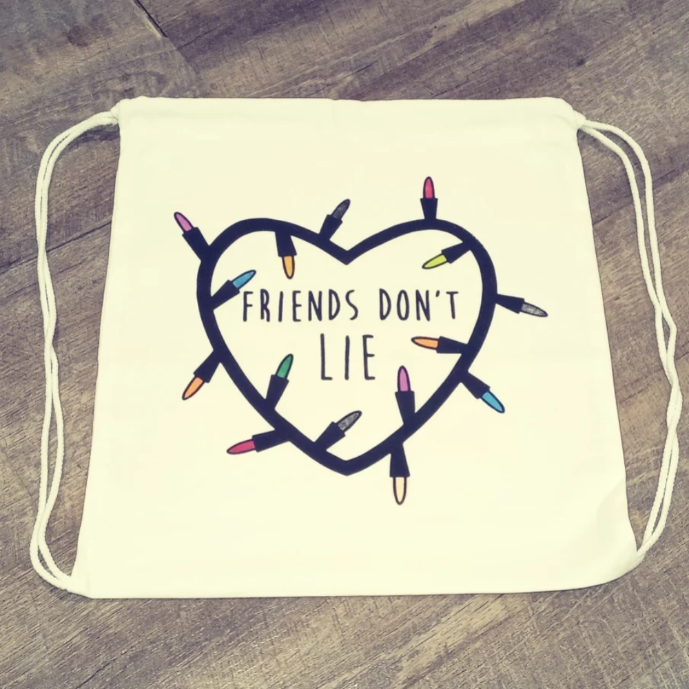 Stranger Things Drawstring Backpack - Picture 2 of 2